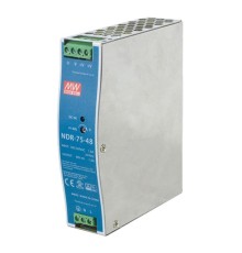 PWR-75-48 блок питания/ 48V, 75W Din-Rail Power Supply (NDR-75-48, adjustable 48-56V DC Output)