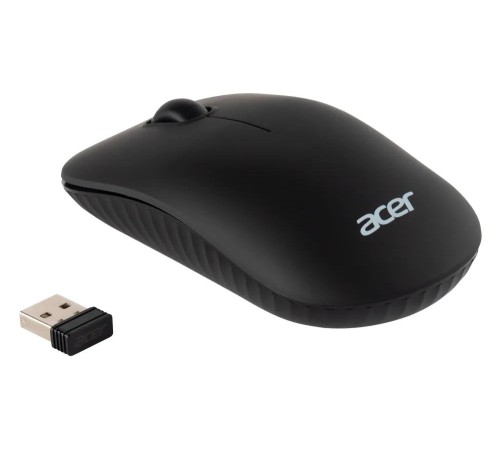 Мышь компьютерная/ Беспроводная мышь Acer OMR130 оптическая (1200dpi) (3but) black Мышь компьютерная/ Беспроводная мышь Acer OMR130 оптическая (1200dpi) (3but) black