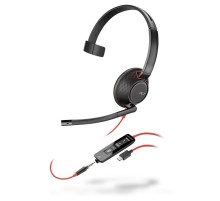 Гарнитура проводная/ BLACKWIRE 5210,C5210 USB-C,WW