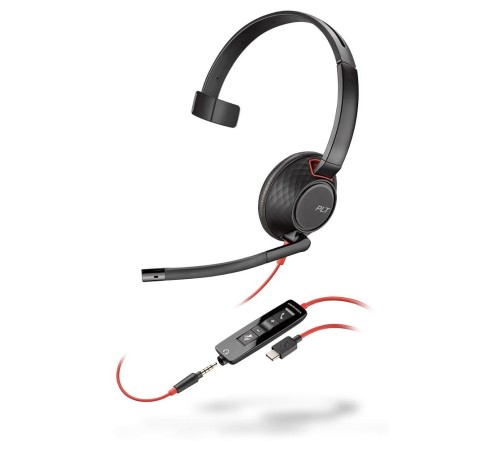 Гарнитура проводная/ BLACKWIRE 5210,C5210 USB-C,WW