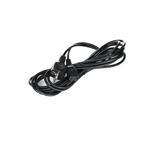 Кабель/ Кабель компьютер - розетка 220V <5.0м> (Европейский стандарт)  <TP021-5.0-BK>