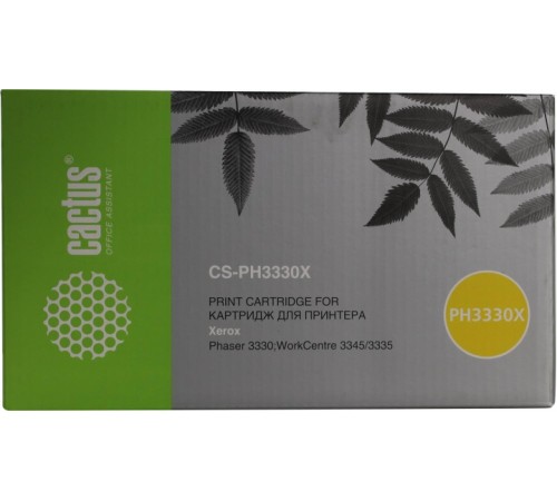 -/ Картридж лазерный Cactus CS-PH3330X 106R03623 черный (15000стр.) для Xerox Phaser 3330/WC3335