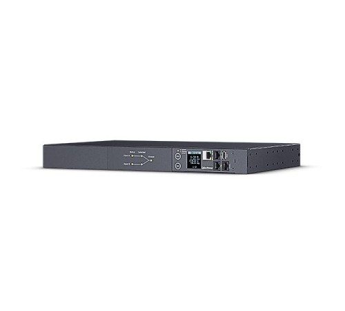 Панель питания распределительная CyberPower ATS CyberPower (PDU20SWHVIEC10ATNET) 1U type, 16Amp,SNMP, plug IEC 320 C20, (8) IEC 320 C13 (2) IEC 320 C19