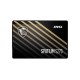 Твердотельный накопитель MSI SSD SPATIUM S270, 240GB, 2.5" 7mm, SATA3, 3D TLC, R/W 500/400, IOPs 50 000/80 000, TBW 110, DWPD 0.25 (5 лет)