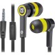 Defender Гарнитура для смартфонов Pulse 420 черный + желтый, вставки