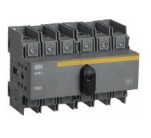 Выключатель-разъединитель модульный ВРМ-3 3P 100А IEK