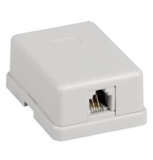 Настенная розетка RJ12, кат.3 UTP, 1-порт