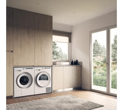 Сушильный автомат ASKO/ Арт. 742858 ПРОМО 85 х 59.5 х 76.9, тепловой насос, 10 кг, электронное управление, кнопочные переключатели, дисплей, 10 программ, белый цвет