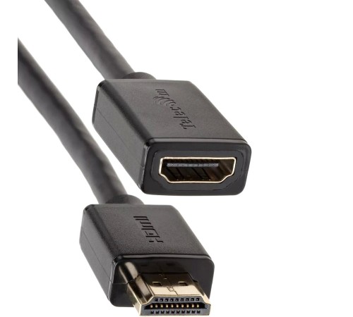 Кабель/ Кабель удлинительный  HDMI-19M---HDMI-19F ver 2.0, 3m, Telecom <TCG-235MF-3M>