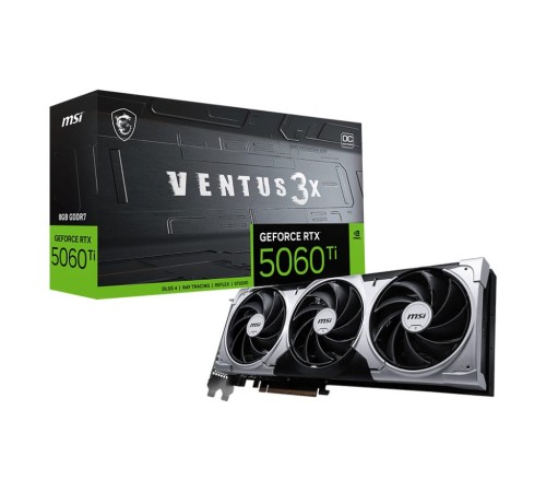 Видеокарта/ GeForce RTX 5060 Ti 8G VENTUS 3X OC Видеокарта/ GeForce RTX 5060 Ti 8G VENTUS 3X OC