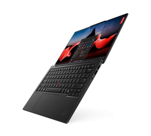 Ноутбук ThinkPad X1 Carbon Gen 12 14" 2.8K(2880x1800)OLED 400N, Intel Ultra 7 155H, 16GB LPDDR5, 1TB SSD M.2, Intel Arc Graphics, WiFi6, BT, FPR,Cam,KB Eng/Ru, 57Wh, 65W USB-C, Win11Pro Eng, 1Y, 1.09kg
