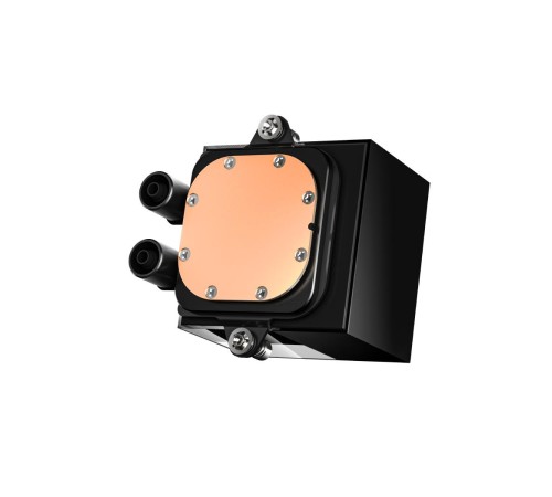 Система охлаждения/ Water Cooling System PCCooler DS360 BK (310W, 360mm, LED temp., Black, ARGB Pump/ Fans: 3x120mm, 86.73CFM, 28dBA, 2200RPM/ Pump height 67mm, 28dBA, 3200RPM, Rad thickness 27mm/ S: 1851, 1700, 1200, 20XX, 115X, AM5, AM4) Система охлаждения/ Water Cooling System PCCooler DS360 BK (310W, 360mm, LED temp., Black, ARGB Pump/ Fans: 3x120mm, 86.73CFM, 28dBA, 2200RPM/ Pump height 67mm, 28dBA, 3200RPM, Rad thickness 27mm/ S: 1851, 1700, 1200, 20XX, 115X, AM5, AM4)