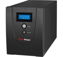 ИБП CyberPower VALUE 2200E, Line-Interactive, 2200VA/1320W, USB&Serial, RJ11/RJ45, 4 Schuko розетки, Black, 0.16х0.21х0.35м., 15.8кг./ UPS Line-Interactive CyberPower VALUE2200ELCD 2200VA/1320W USB/RS-232/RJ11/45 (4 EURO)