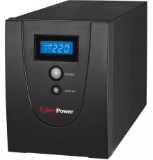 ИБП CyberPower VALUE 2200E, Line-Interactive, 2200VA/1320W, USB&Serial, RJ11/RJ45, 4 Schuko розетки, Black, 0.16х0.21х0.35м., 15.8кг./ UPS Line-Interactive CyberPower VALUE2200ELCD 2200VA/1320W USB/RS-232/RJ11/45 (4 EURO)