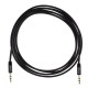 Кабель/ Кабель AUX GoPower Jack 3.5mm (m)-Jack 3.5mm (m) 1.5м TPE черный в пакете (1/400)