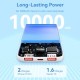 Power Bank Vention 10000mAh(M/C-A/A)22.5W Белый с LED Дисплеем