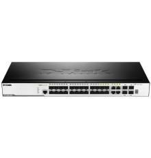 Сетевой коммутатор/ 20-Port 100/1000 SFP ports + 4 Combo 10/100/1000BASE-T/SFP ports + 4-Port 10G SFP+, L2 Management Switch