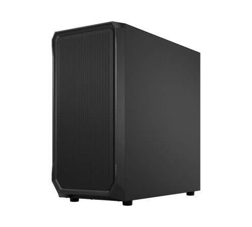 Корпус ПК без блока питания/ Case Fractal Design Focus 2, Midi-Tower, 2x140mm, 2xUSB-A 3.0, ATX, mATX, mITX Black