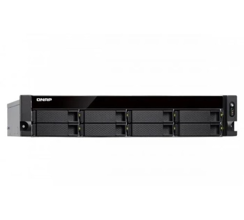 Сетевое хранилище без дисков/ SMB QNAP TS-883XU-RP-E2124-8G 8-Bay NAS (8x 2.5"/3.5" SATA HDD/SSD), Intel Xeon E-2124 4-core 3.3 GHz (up to 4.3 GHz), 8GB DDR4 ECC RAM (2 x 4GB) up to 64 GB ( 4 x 16 GB), 4x GbE LAN, 2 x 10GbE SFP+, rackmount 2U, Сетевое хранилище без дисков/ SMB QNAP TS-883XU-RP-E2124-8G 8-Bay NAS (8x 2.5"/3.5" SATA HDD/SSD), Intel Xeon E-2124 4-core 3.3 GHz (up to 4.3 GHz), 8GB DDR4 ECC RAM (2 x 4GB) up to 64 GB ( 4 x 16 GB), 4x GbE LAN, 2 x 10GbE SFP+, rackmount 2U,