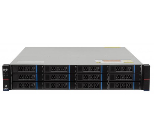 Серверная платформа SNR-SR2312RS-NV Rack 2U,2xXeon FCLGA4189(upto TDP 270),32xDDR4/3200MHz(upto 12TB),12xHDD LFF/SFF SATA/SAS*/NVMe,noRAID,upto2xM.2,3xPCIx8 riser,2x1GbE,2x800W,Rails (SL201-D12R-G3)