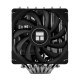 Кулер для процессора/ CPU Cooler Thermalright Royal Knight 120 (4-pin PWM, 156mm, Ni/Cu, 6x6mm, 2x120mm, 80.45CFM/56.36CFM, 29.4dBA/28.4dBA, 2150RPM/1900RPM, S: 1200, 1700, 1851, 2011, 2066, 115X, AM4, AM5, black)