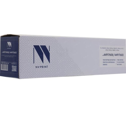 -/ Тонер-картридж NVP NV-44917608/44917602 для Oki 431/ 431d/ 431dn/ MB 491/ 491dn/ 431 /431d/ 431dn/ MB491/ 491dn (12000k)
