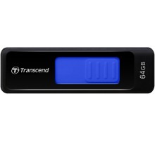 Флеш-накопитель/ Transcend 64GB JetFlash 760 (Black/Blue) USB 3.0