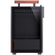 Корпус без блока питания/ Case JONSBO T6, Mini-Tower, 1x140mm, 1xUSB-A 3.0 + 1xUSB-C 3.2, mITX, wood panel + wooden handle Black