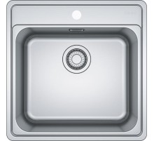 Мойка Franke 101.0689.880/ Best, Серия BELL, Мойка BCX 610-42 TL, мойка 415 x 480 mm, чаша 350 x 350 x 180 mm,  монтаж сверху, скрытый перелив, крепления FastFix