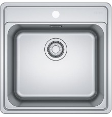Мойка Franke 101.0689.880/ Best, Серия BELL, Мойка BCX 610-42 TL, мойка 415 x 480 mm, чаша 350 x 350 x 180 mm,  монтаж сверху, скрытый перелив, крепления FastFix