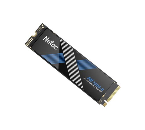 SSD накопитель Netac SSD NV7000-Q 4TB PCIe 4 x4 M.2 2280 NVMe 3D NAND, R/W up to 7100/6200MB/s, TBW2560TB with heat spreader, 5y wty SSD накопитель Netac SSD NV7000-Q 4TB PCIe 4 x4 M.2 2280 NVMe 3D NAND, R/W up to 7100/6200MB/s, TBW2560TB with heat spreader, 5y wty