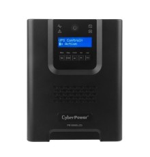 Источник бесперебойного питания CyberPower PR1500ELCD Line-Interactive 1500VA/1350W USB/RS-232/EPO/SNMPslot (8 IEC С13)