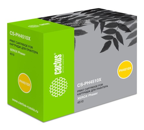 -/ Картридж лазерный Cactus CS-PH4510X 113R00712 черный (19000стр.) для Xerox Phaser 4510