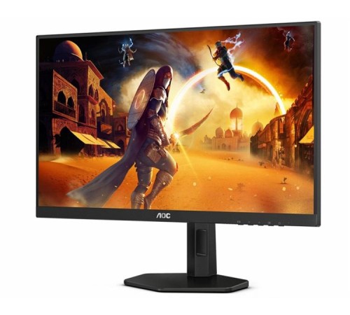 Монитор 27" AOC 27G4X 1920x1080, WLED, 16:9, Fast IPS, 300cd, 1000:1, 80M:1, 1ms, 178/178, HDMI*2, DP, 180Hz, Speakers, HAS, Pivot, Tilt, Swivel, Внут, VESA, Black/Grey, 3y