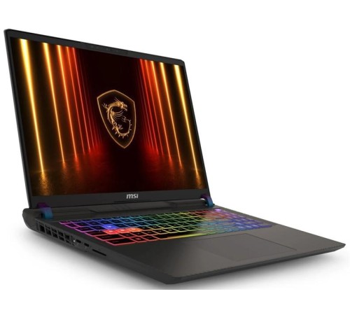 Ноутбук без сумки MSI Vector 16 HX AI A2XWHG-080XRU Ultra7 255HX 16" 16:10 FHD+(1920 x 1200)144Hz DDR5 32GB (16GB*2),1TB SSD, NV RTX 5070TI (12GB GDDR7),90Whr,2,7kg,1y,Dos,Gray