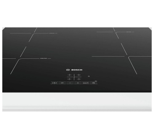 Встраиваемая индукционная панель BOSCH Индукционная,  !! 60 см, индукция,скошенные края, сенсорное управление, черный