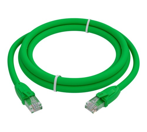 GCR Патч-корд прямой 7.5m UTP кат.6, зеленый, 24 AWG, ethernet high speed, RJ45, T568B, GCR-52391