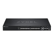 Коммутатор/ Zyxel XGS2220-30F L3 Access switch , rack 19", 24xSFP, 2xRJ-45: 1/2.5/5/10G, 4xSFP+, standalone/cloud management