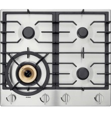 Встраиваемые газовые панели ASKO/ Арт. 476653 ПРОМО ; газовая, 4.8 х 60 х 52.6, 4 конфорки, конфорка повышенной мощности Super Vario Wok, механическое управление, поворотные переключатели, цвет: нержавеющая сталь