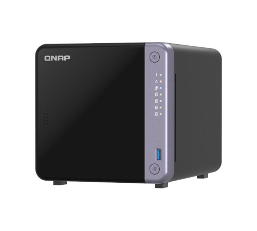Сетевое хранилище без дисков/ SMB QNAP TS-432X-4G 4-bay 3.5" desktop NAS, AL524 4C 2.0GHz, 4GB DDR4 RAM (max 16GB), 1 x 10GbE SFP+, 2 x 2.5GbE, 1 x PCIe Gen3, 2 x USB 3.2 Gen1