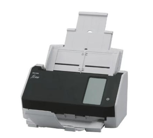 Сканер Ricoh scanner fi-8040 (Сканер уровня рабочей группы, 40 стр/мин, 80 изобр/мин, А4, двустороннее устройство АПД, USB 3.2, RJ-45, 4,3-дюймовый дисплей с сенсорным управлением) аналог Fujitsu fi-8040