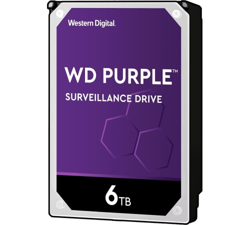 Жесткий диск/ HDD WD SATA3 6TB Purple 5640rpm 256Mb 1 year warranty (replacement WD62PURZ, WD60PURZ) Жесткий диск/ HDD WD SATA3 6TB Purple 5640rpm 256Mb 1 year warranty (replacement WD62PURZ, WD60PURZ)