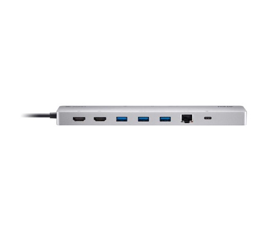 док станция ATEN 8k (4k HDMI Dual Display) 11-in-1 USB-C Multiport Dock with USB PD 100W