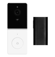 Дверной звонок Moes Wi-Fi Smart Battery Doorbell белый модели SC060-WCB2