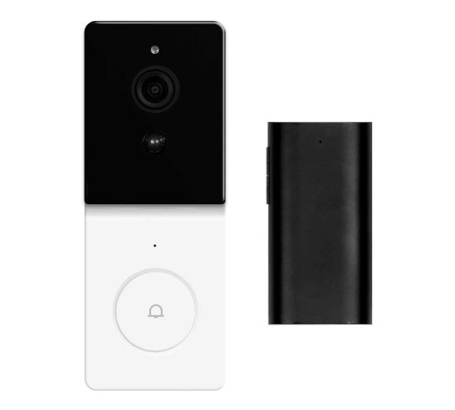 Дверной звонок Moes Wi-Fi Smart Battery Doorbell белый модели SC060-WCB2 Дверной звонок Moes Wi-Fi Smart Battery Doorbell белый модели SC060-WCB2