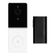 Дверной звонок Moes Wi-Fi Smart Battery Doorbell белый модели SC060-WCB2
