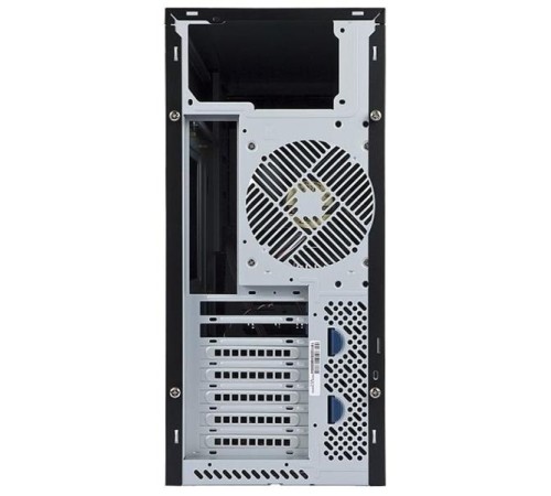 Корпус серверный Midi Tower InWin PE689 Black USB3.0*2+A(HD)+fron fan 120mm*1+rear fan 120mm*1+ 2*2SATA+1*1SATA+Intrusion Switch/ holes for SL20” ATX RACKMOUNT*(без блока питания)