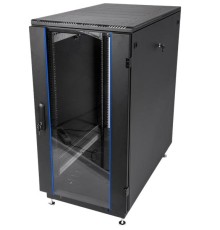 Шкаф ЦМО Шкаф телекоммуникационный напольный 30U (600  800) дверь стекло, чёрный