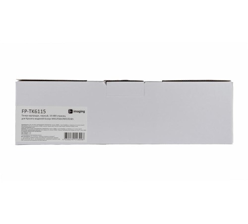 Тонер-картридж F+ imaging, черный, 15 000 страниц, для Kyocera моделей Ecosys M4125idn/M4132idn (аналог TK-6115 /1T02P10NL0), FP-TK6115