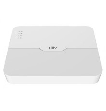  Uniview Видеорегистратор IP 8-ми канальный 4K с 8 PoE портами; Входящий поток на запись до 64Мбит/с; Поддерживаемые форматы сжатия:  Ultra 265/H.265/H.264; Запись: разрешение до 4K; HDD; 1 SATA3 до 6Т